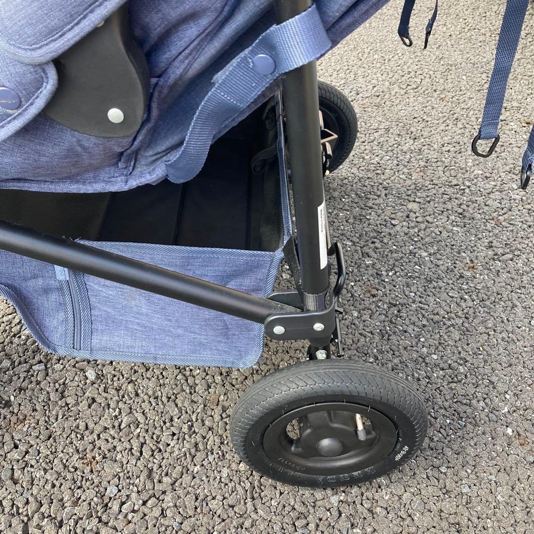 エアバギー　ココダブル　EX フロムバース　アースブルー　予備タイヤチューブ付き