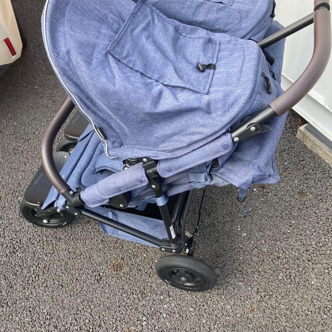 エアバギー　ココダブル　EX フロムバース　アースブルー　予備タイヤチューブ付き