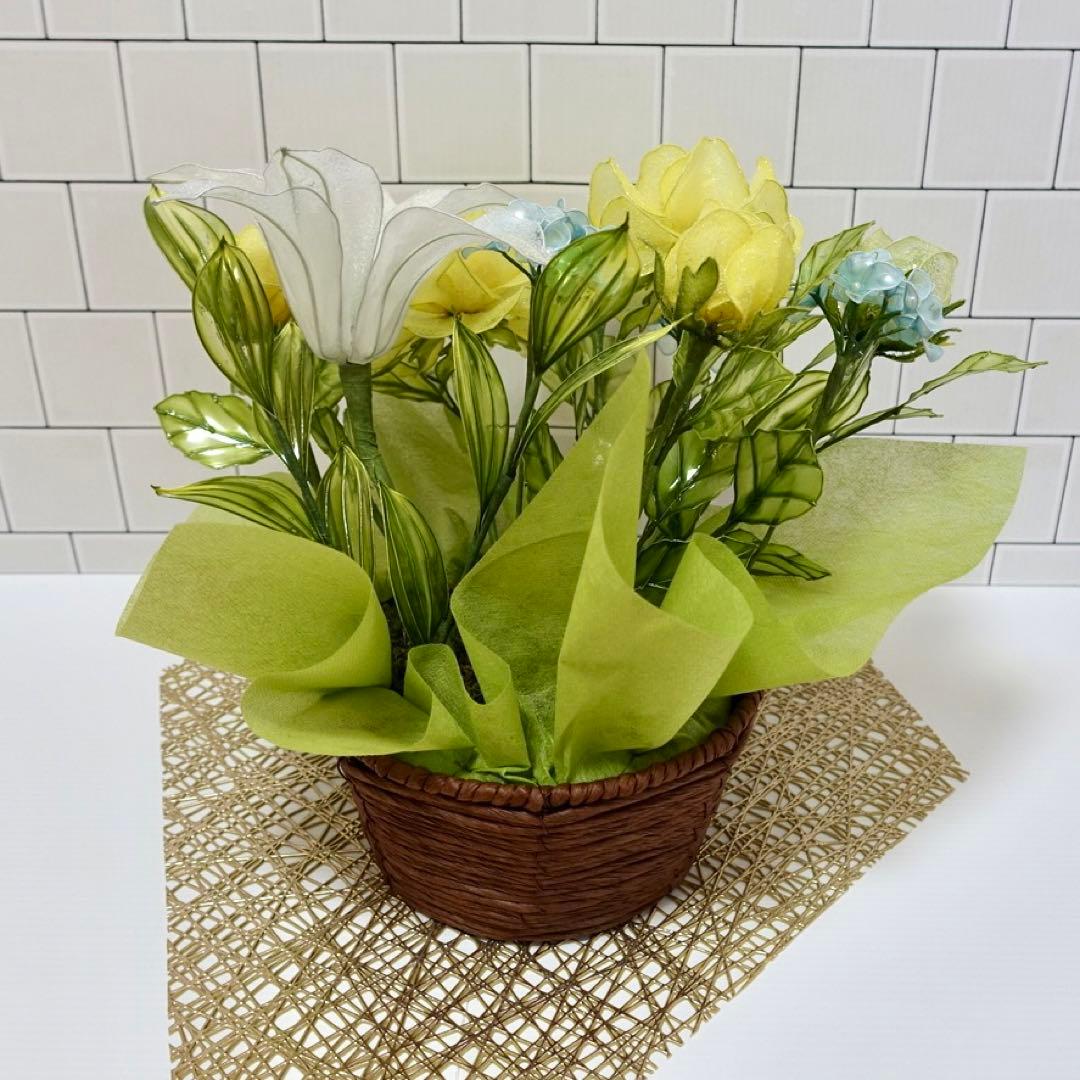 アメリカンフラワー（バラ、ユリ）ディップフラワー