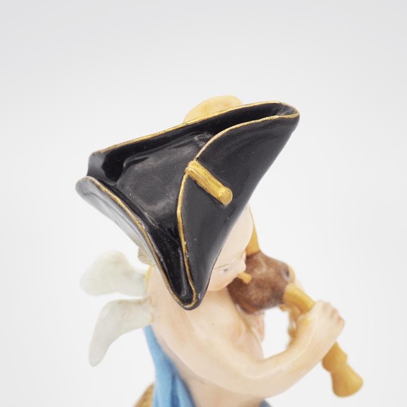 オールド マイセン バグパイプを演奏する天使 バグパイプ 天使 1級品