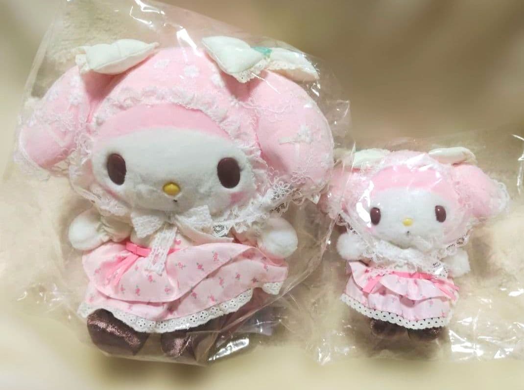 フォレストレース マイメロディ ぬいぐるみ マスコットホルダー 2点　サンリオ
