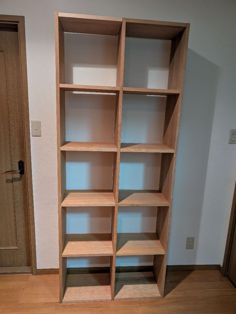 《専用》無印良品 スタッキングシェルフ 5段×2列 オーク 棚 木製家具