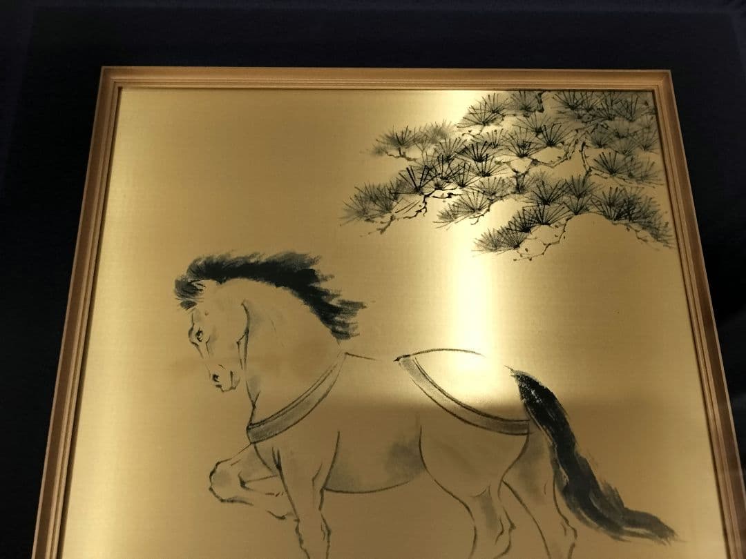 馬 干支 金属板 写真製版 2026 額