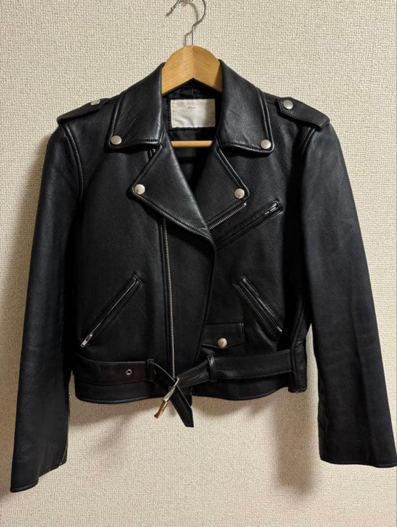 TOGA PULLA ショート丈 ダブルライダース ジャケット