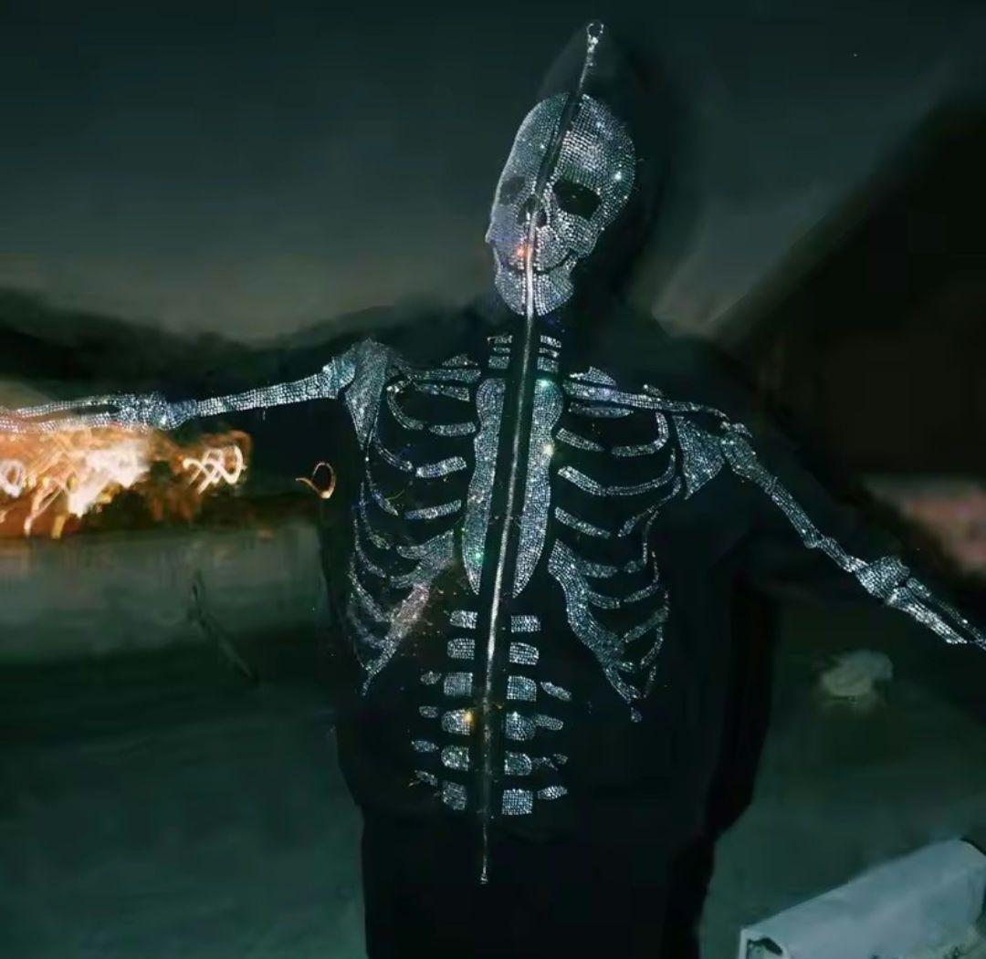 Bone ライトストーン hoodie opium ken carson