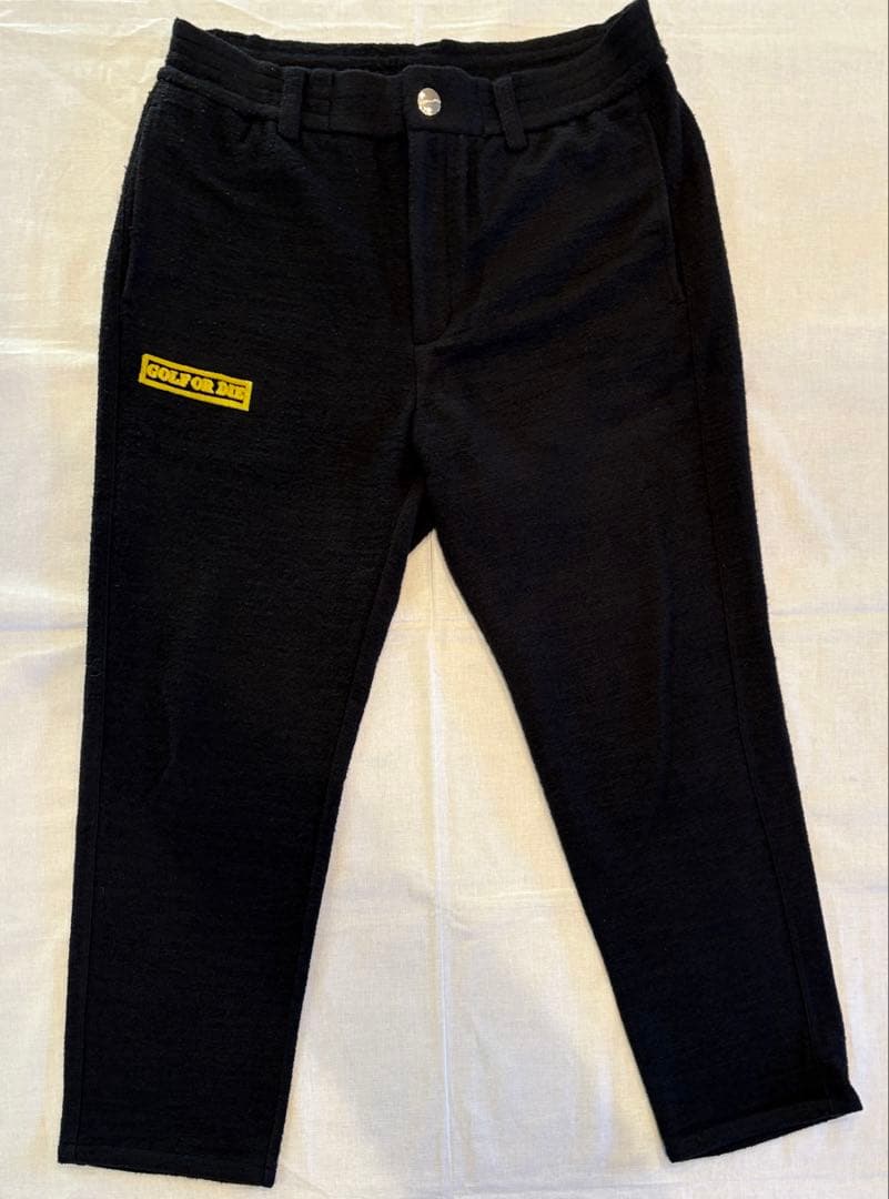 MARK & LONA スカル ゴルフパンツ ブラック マークアンドロナ