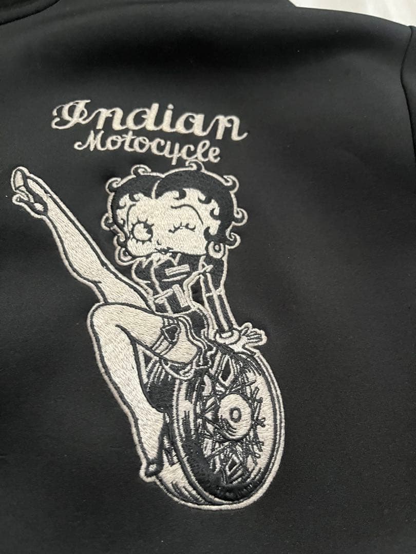 値下げ！Betty BoopIndian Motorcycle パーカー　XXL