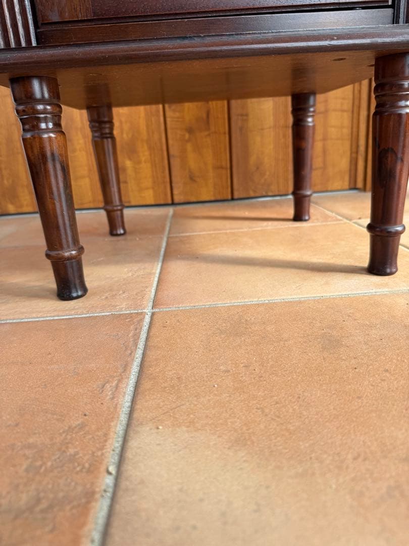 アンティークチェスト　電話台 飾り棚　キャビネット　棚　木製チェスト