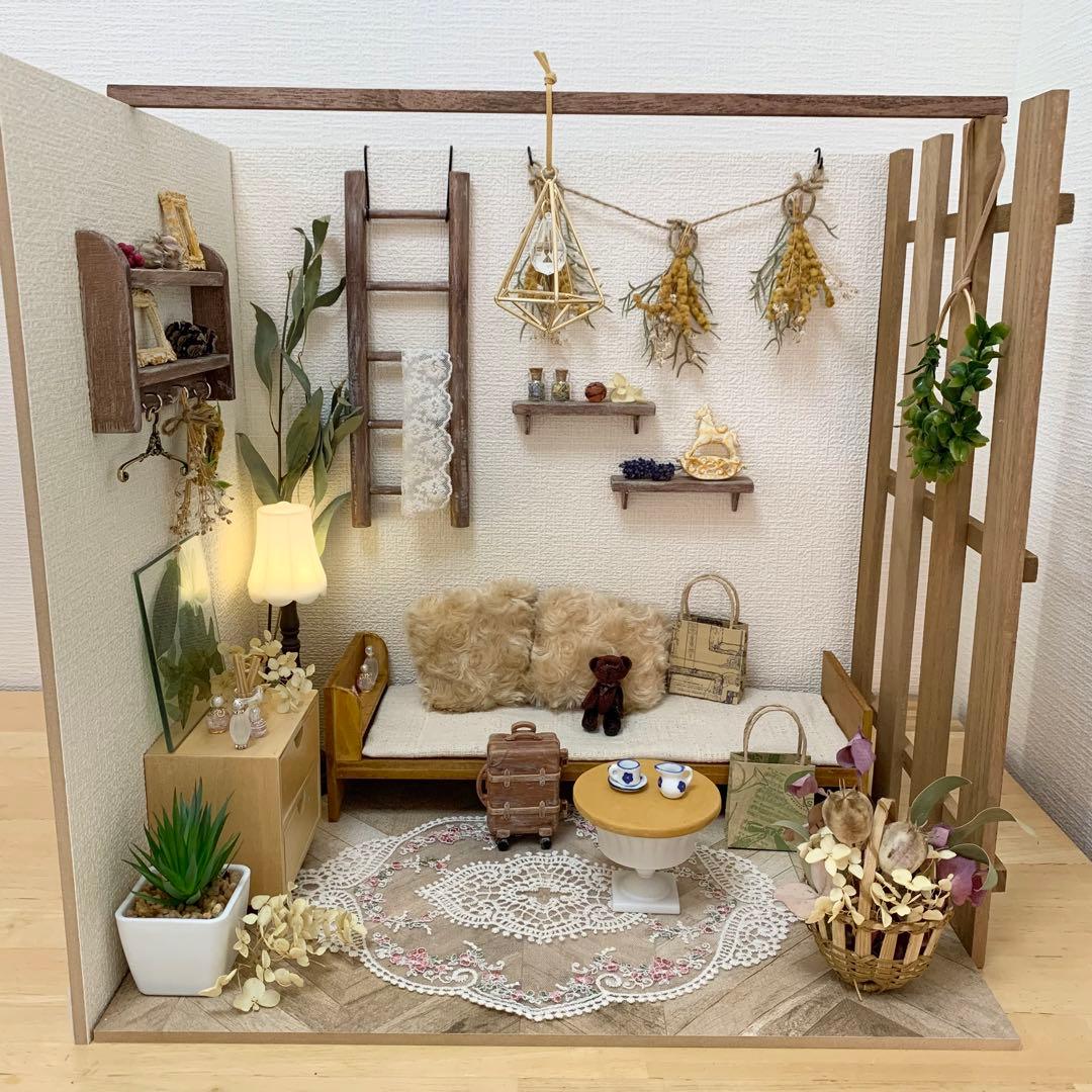 ドールハウス　ミモザのベッドルーム