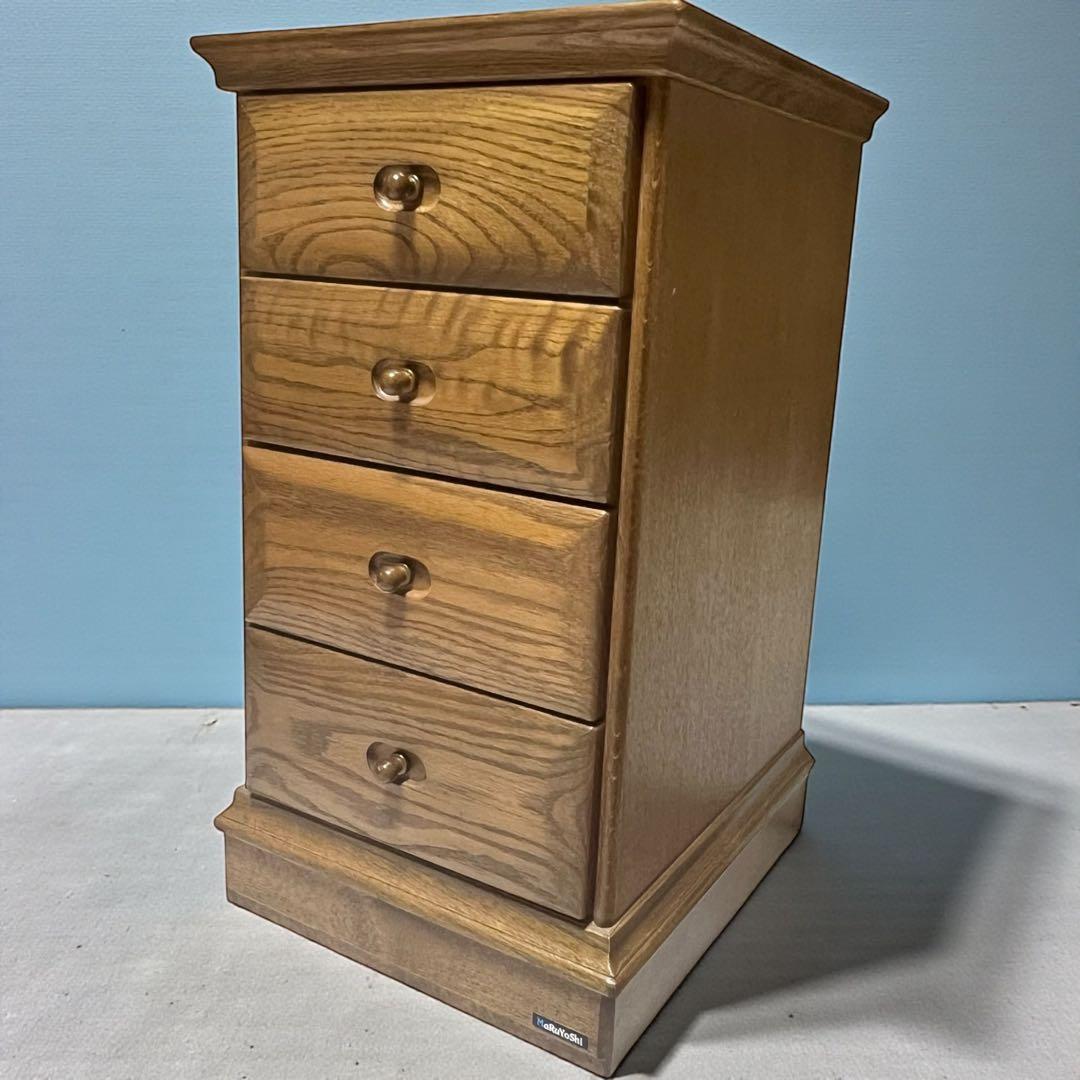 ドーモ　4段チェスト　引き出しキャビネット MaRuYoShi マルヨシ民芸家具