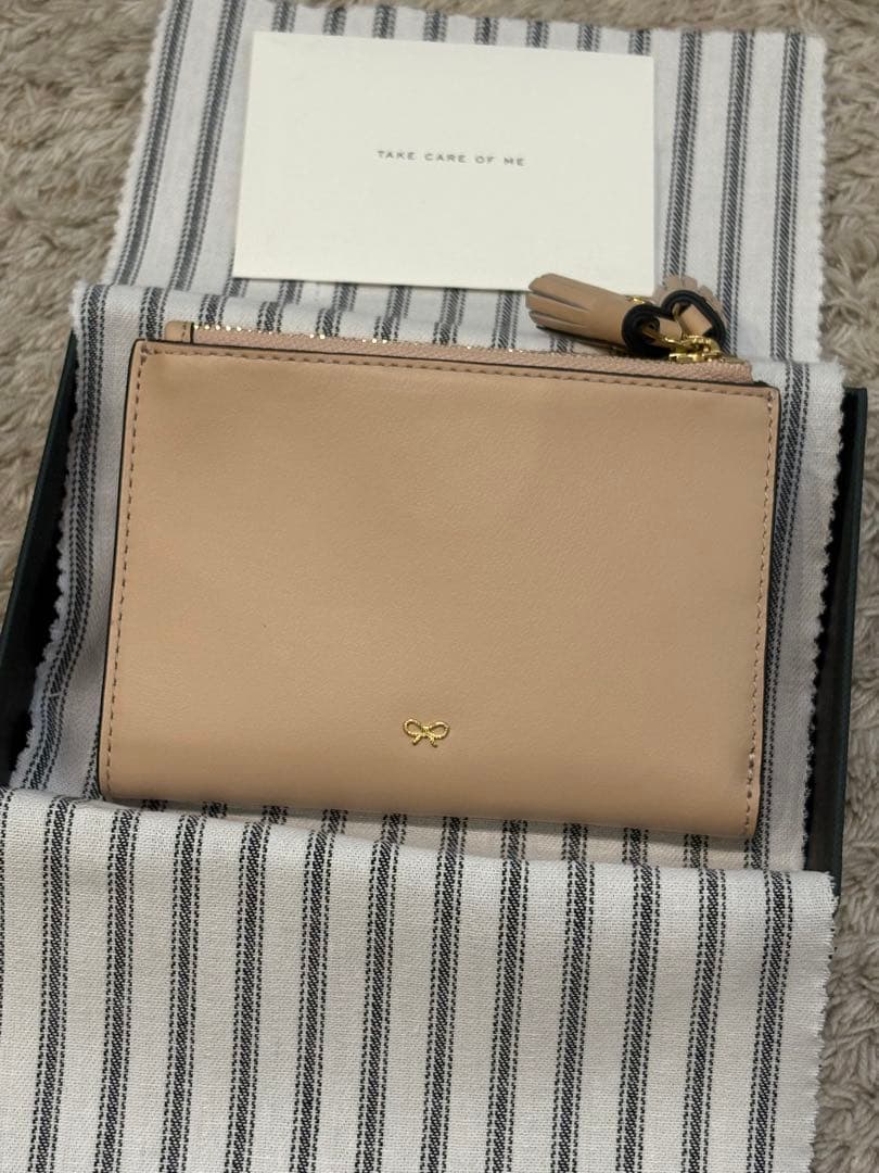 アニヤハインドマーチ　スモールダブルウォレット　新品未使用箱付き