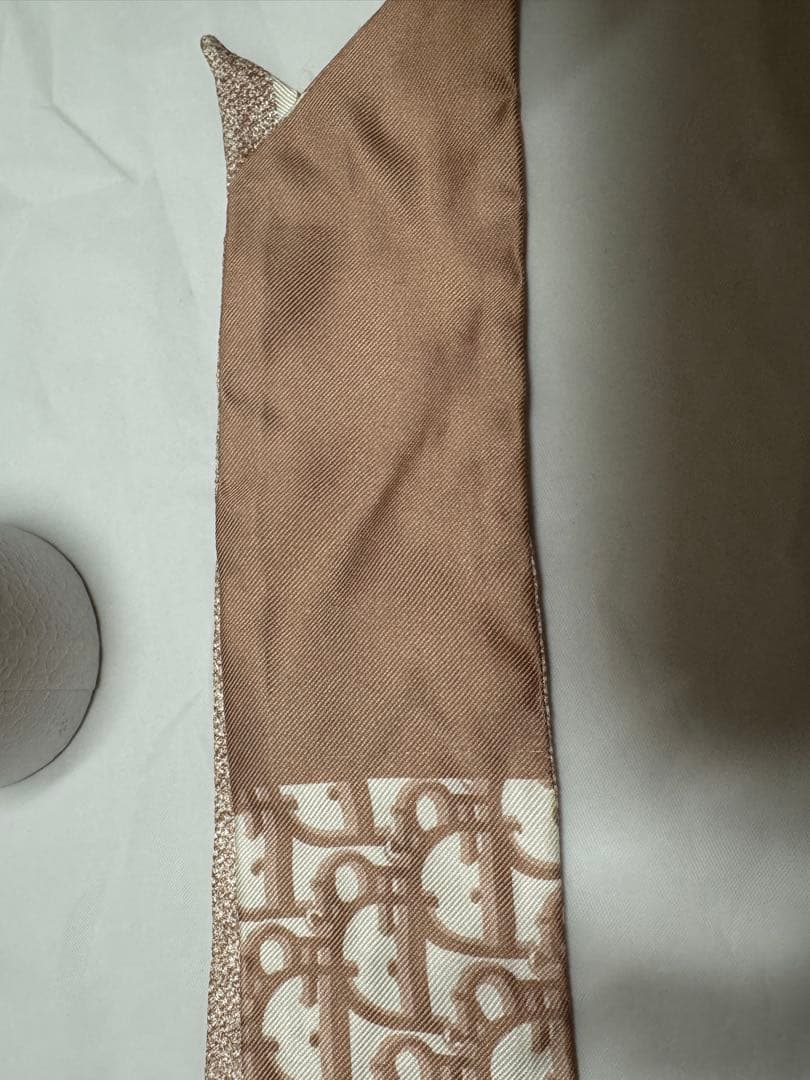 ChristianDior ディオールミッツァオブリークリボンスカーフ