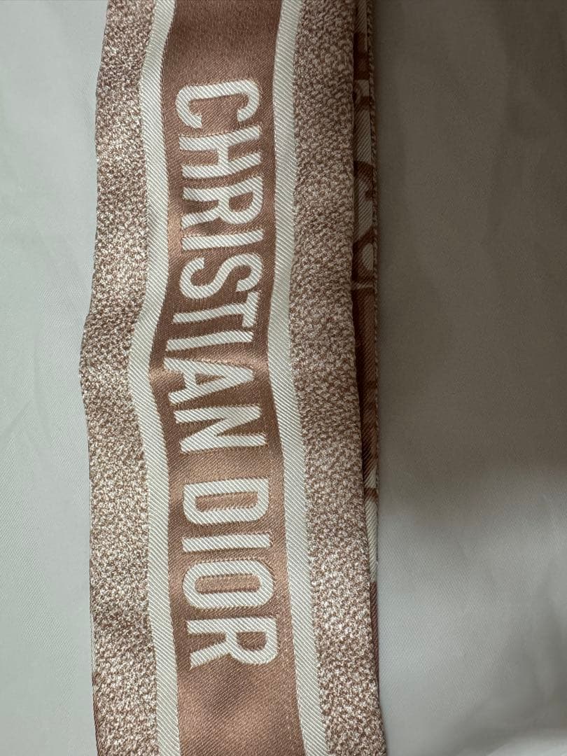 ChristianDior ディオールミッツァオブリークリボンスカーフ