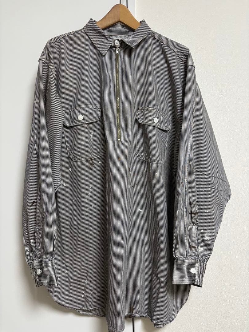 BOWWOWプルオーバーヒッコリーシャツサイズXLほぼ新品