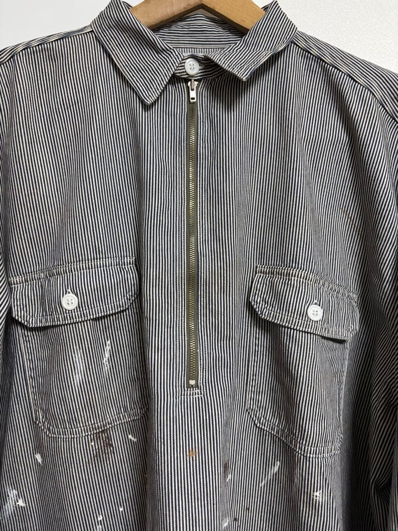 BOWWOWプルオーバーヒッコリーシャツサイズXLほぼ新品