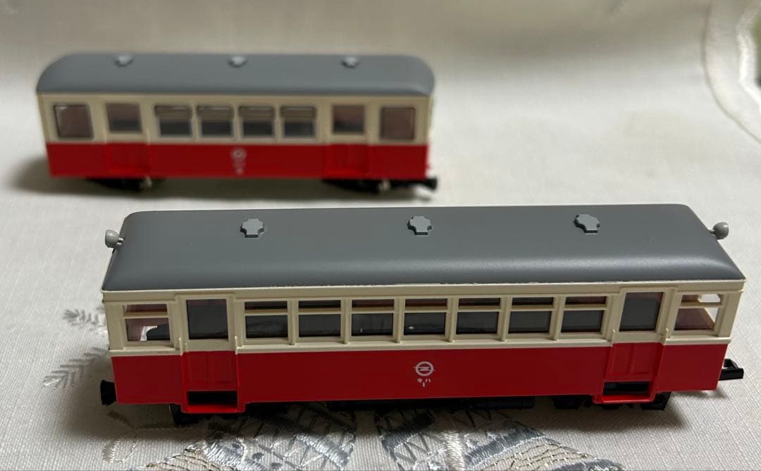 TOMYTEC 想い出の尾小屋鉄道2両セット×2点 動力化済み　ナローゲージ