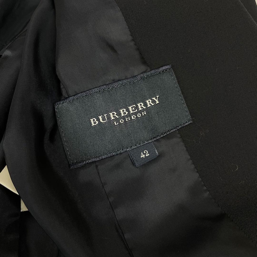 美品✨バーバリーロンドン✨XL✨パンツセットアップスーツ✨大きいサイズ✨ネイビー