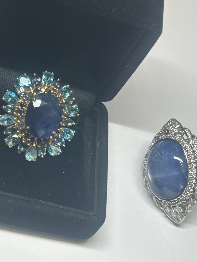 ブルートパーズ✖️サファイアリング15号