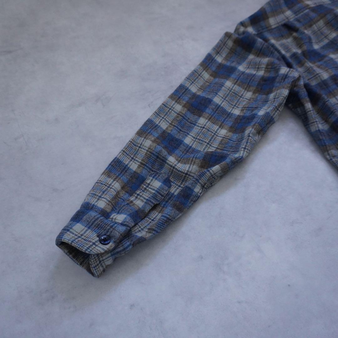 【70s】pendletonペンドルトン ボードシャツ USA製 ブルー L