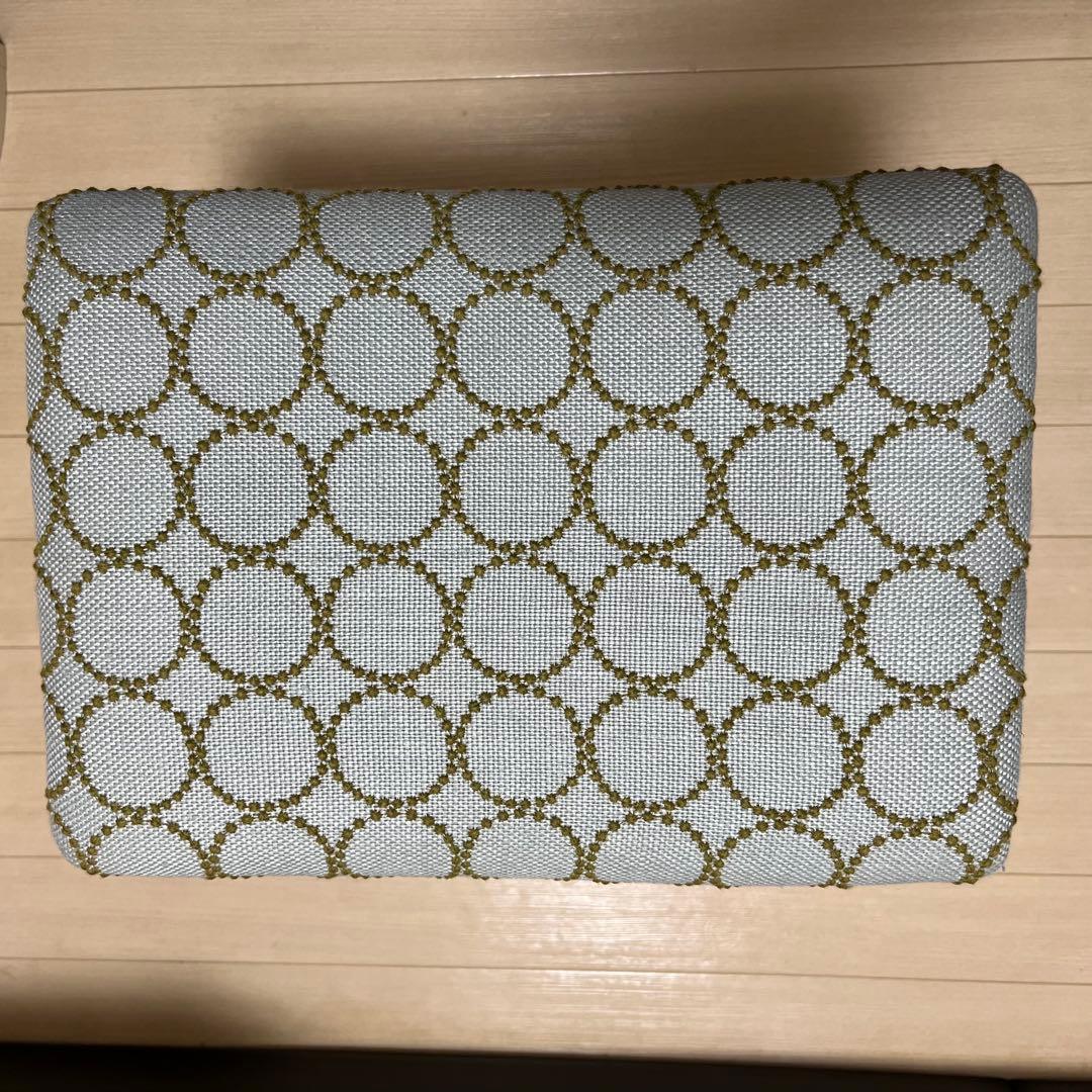 ミナペルホネン スツール タンバリン 太脚 【ライトブルー】椅子 リネン生地