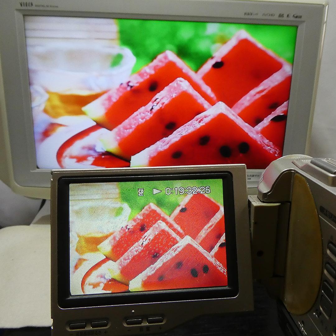 動作品ソニー DCR-TRV10 Mini DVビデオカメラDVDダビングに最適