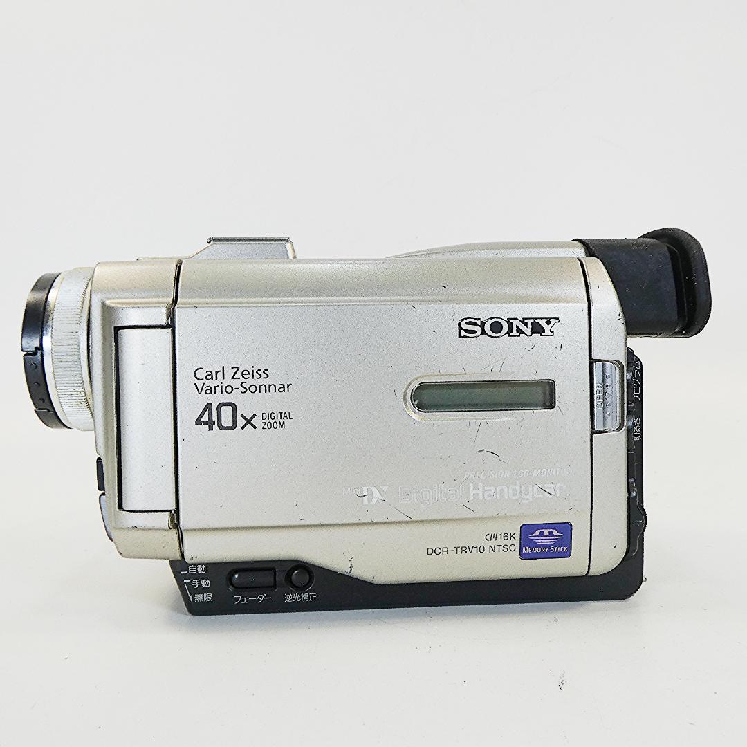 動作品ソニー DCR-TRV10 Mini DVビデオカメラDVDダビングに最適