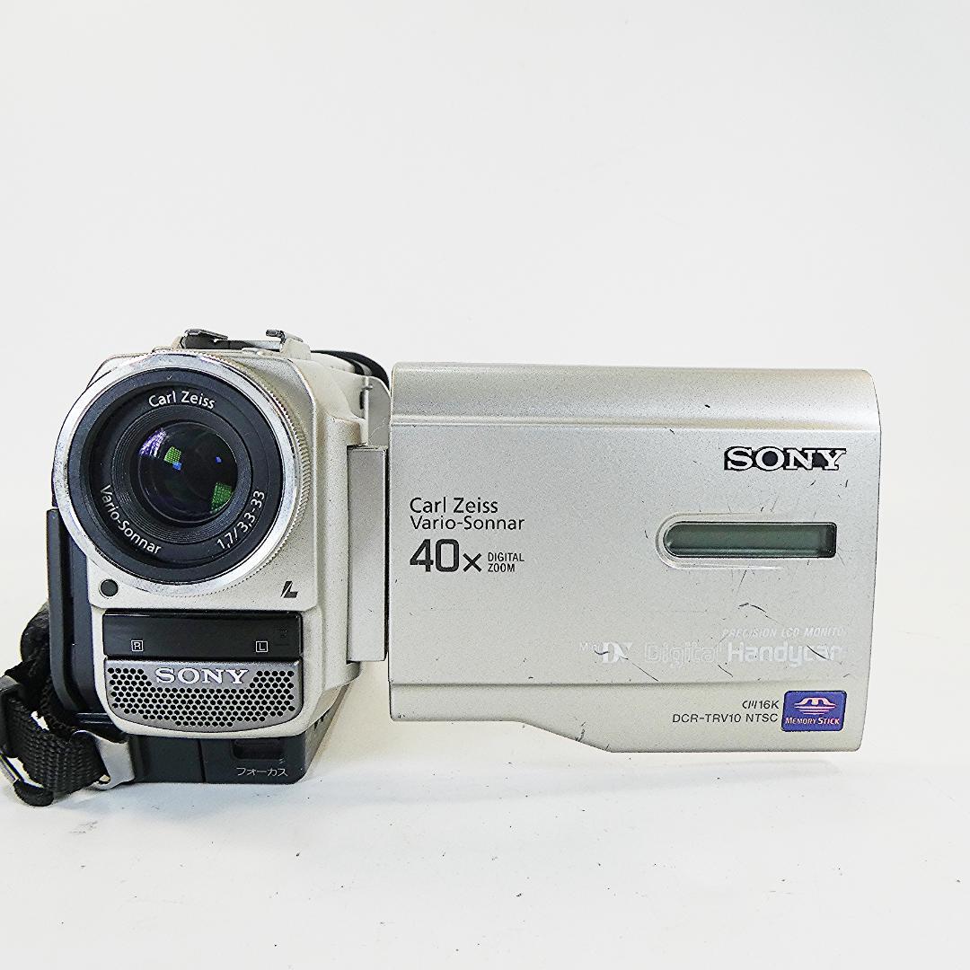 動作品ソニー DCR-TRV10 Mini DVビデオカメラDVDダビングに最適