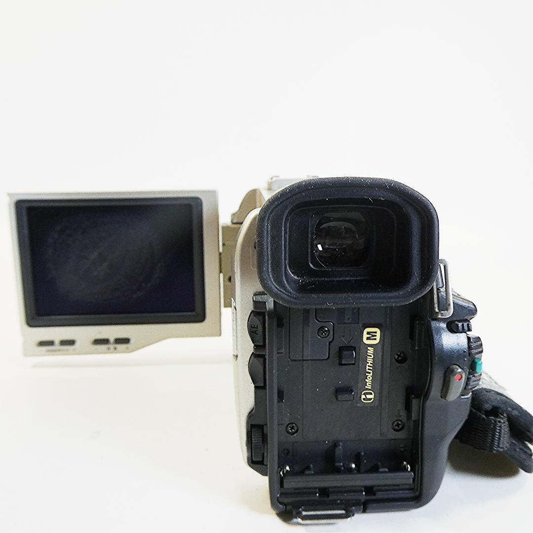 動作品ソニー DCR-TRV10 Mini DVビデオカメラDVDダビングに最適