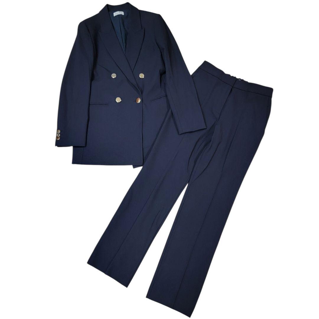 プラステ PLST ダブルジャケット バックスリットパンツ スーツ セット L