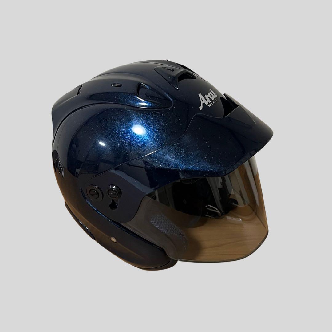 Arai　ジェットヘルメット　SZ-RAM3　UPTOWN　ブルー　光沢　バイク