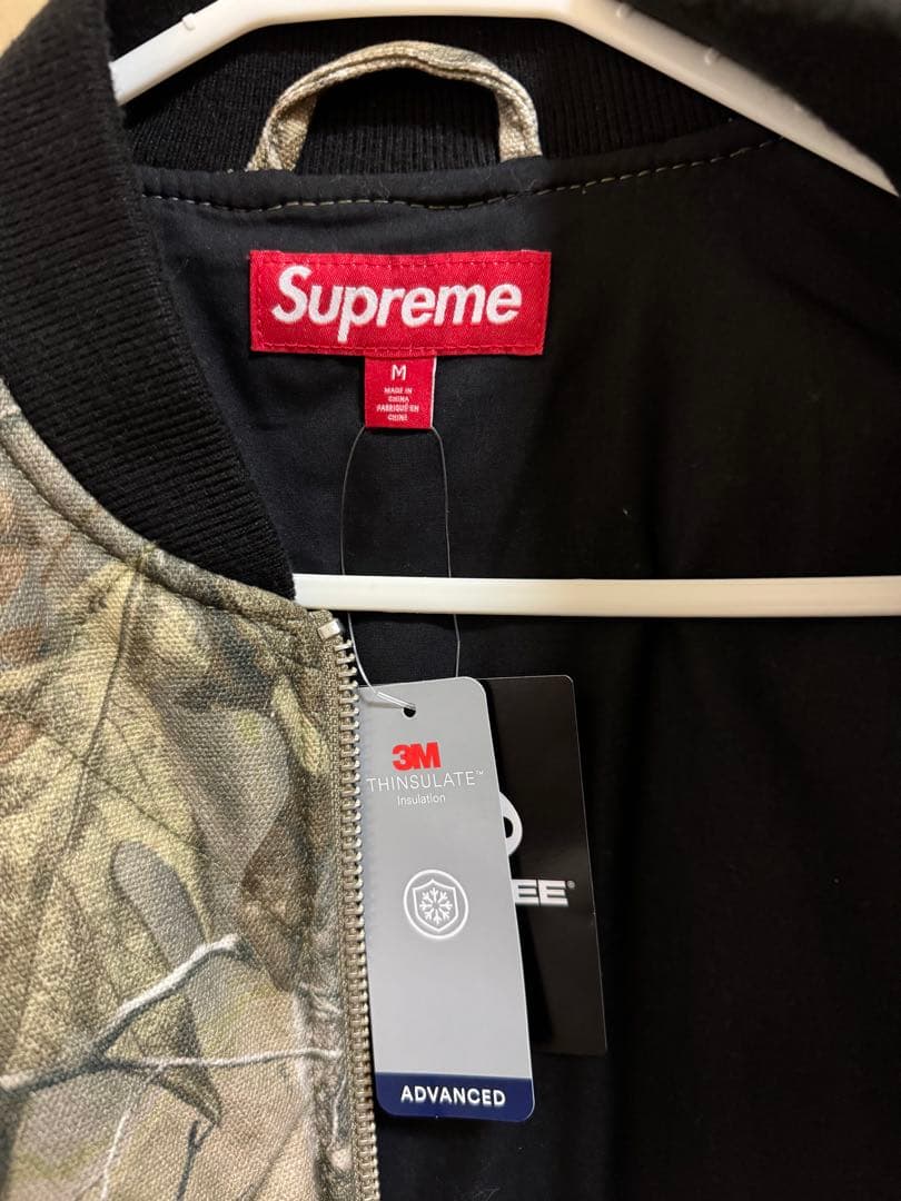 美品！supreme リアルツリー　ボンバージャケット　M