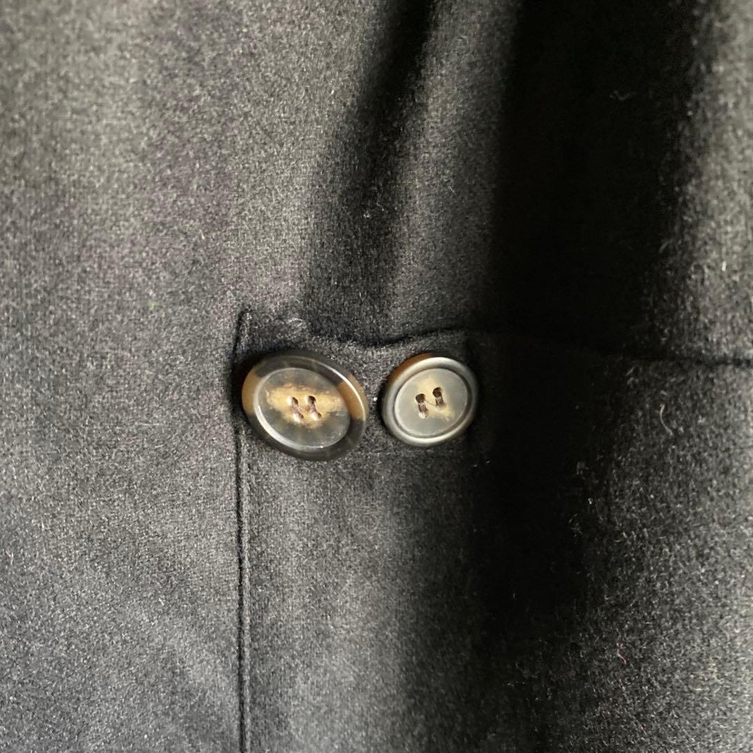 90s〜 Laure Ralph Lauren ステンカラーコート 墨黒 48L