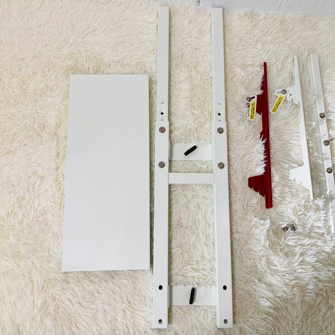 WALL 壁寄せテレビスタンド V3 ロータイプ サテン　ホワイト