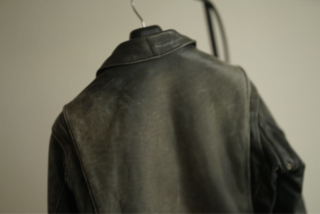 SCHOTT 152 襟付き シングルライダース レザージャケット 36