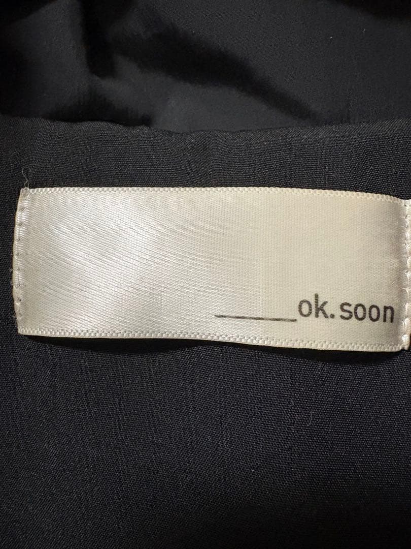 ok.soonoversize coach jacket ブラック