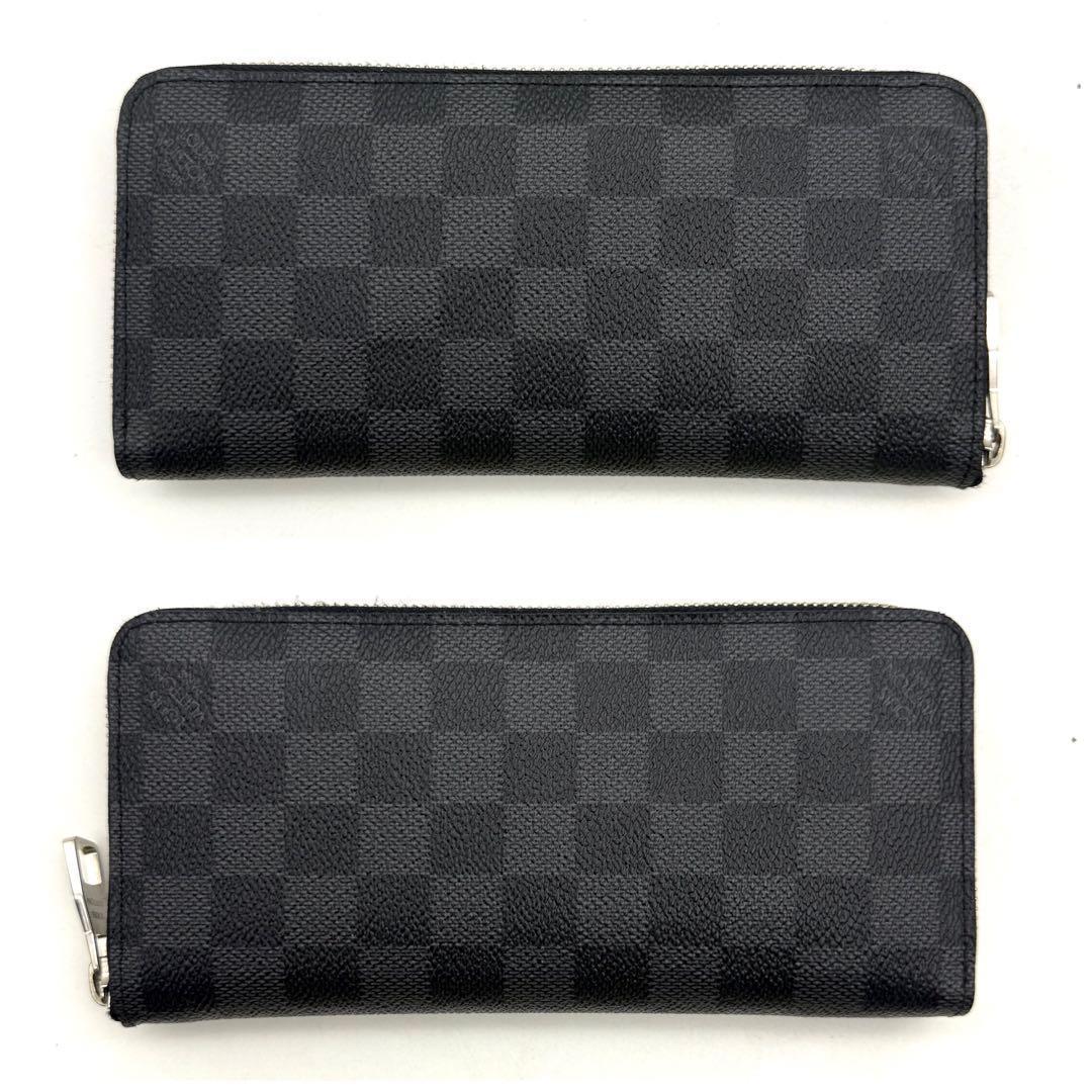 ルイヴィトン ダミエ グラフィット ジッピーウォレット ヴェルディカル 長財布