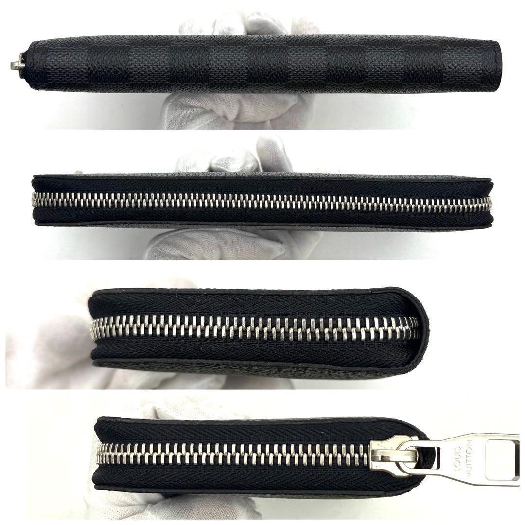 ルイヴィトン ダミエ グラフィット ジッピーウォレット ヴェルディカル 長財布