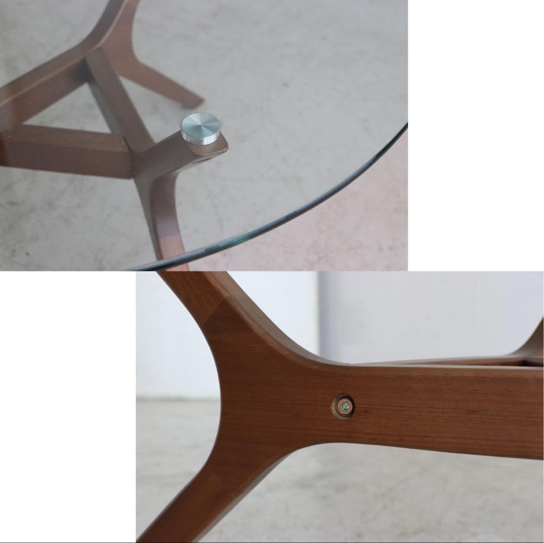 【1月25日発送】ガラステーブル 丸型 円形