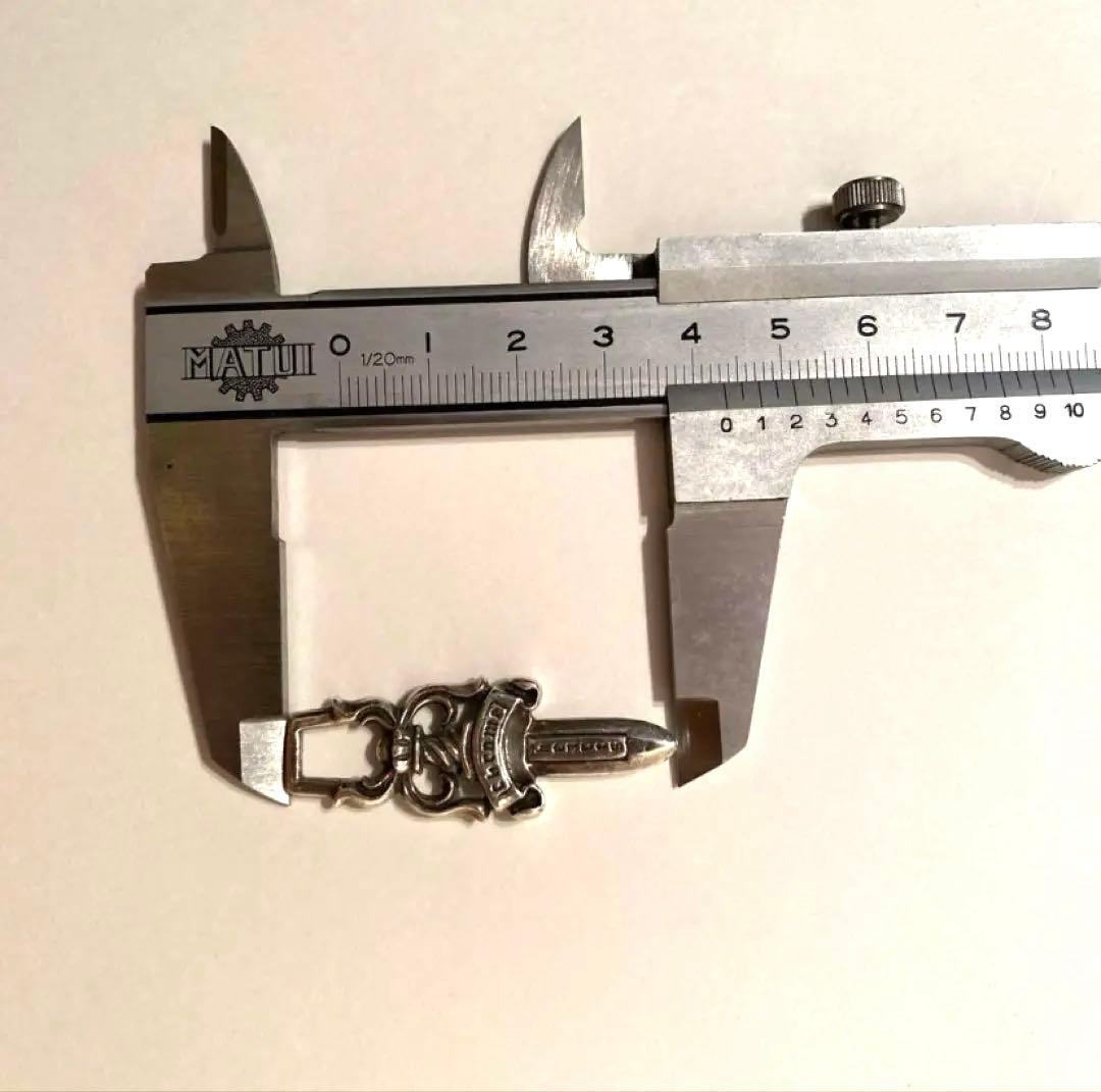 CHROME HEARTS ダガーペンダント ネックレス 革紐なし