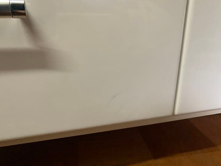 ニトリ　テレビ台　白　ブラウン管テレビ推奨