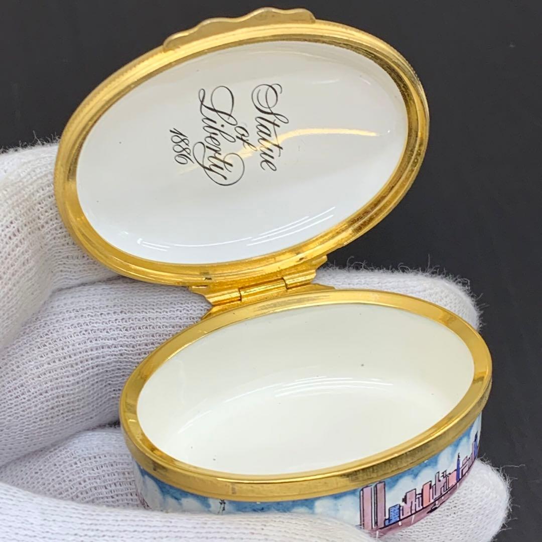 HALCYON DAYS ハルシオン デイズ ティファニー エナメル 小物入れ