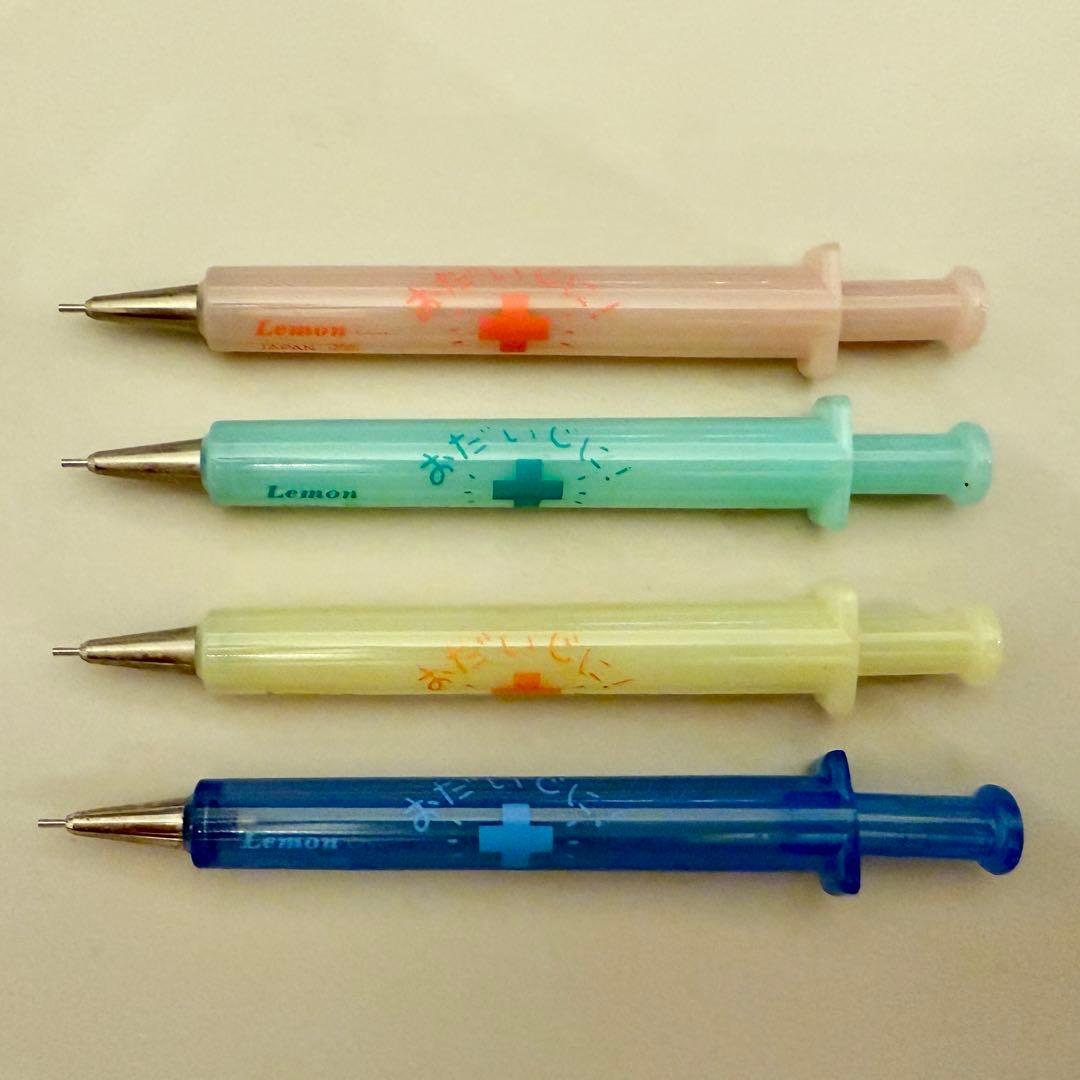 Lemon 注射器型シャープ　レトロ 80年代　ファンシー　日本製　昭和
