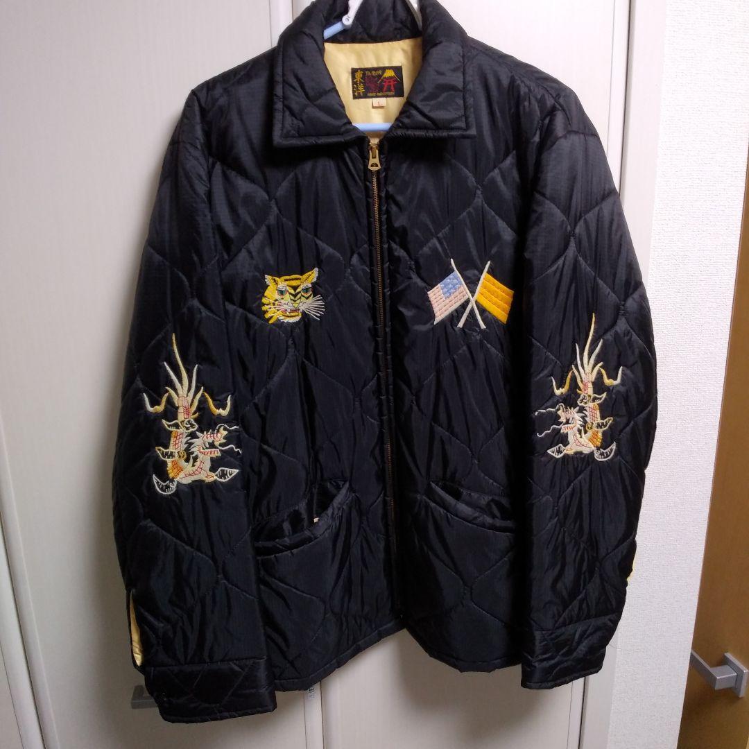 TAILOR 東洋 ベトジャン スカジャン キルティング ブラック L 美品