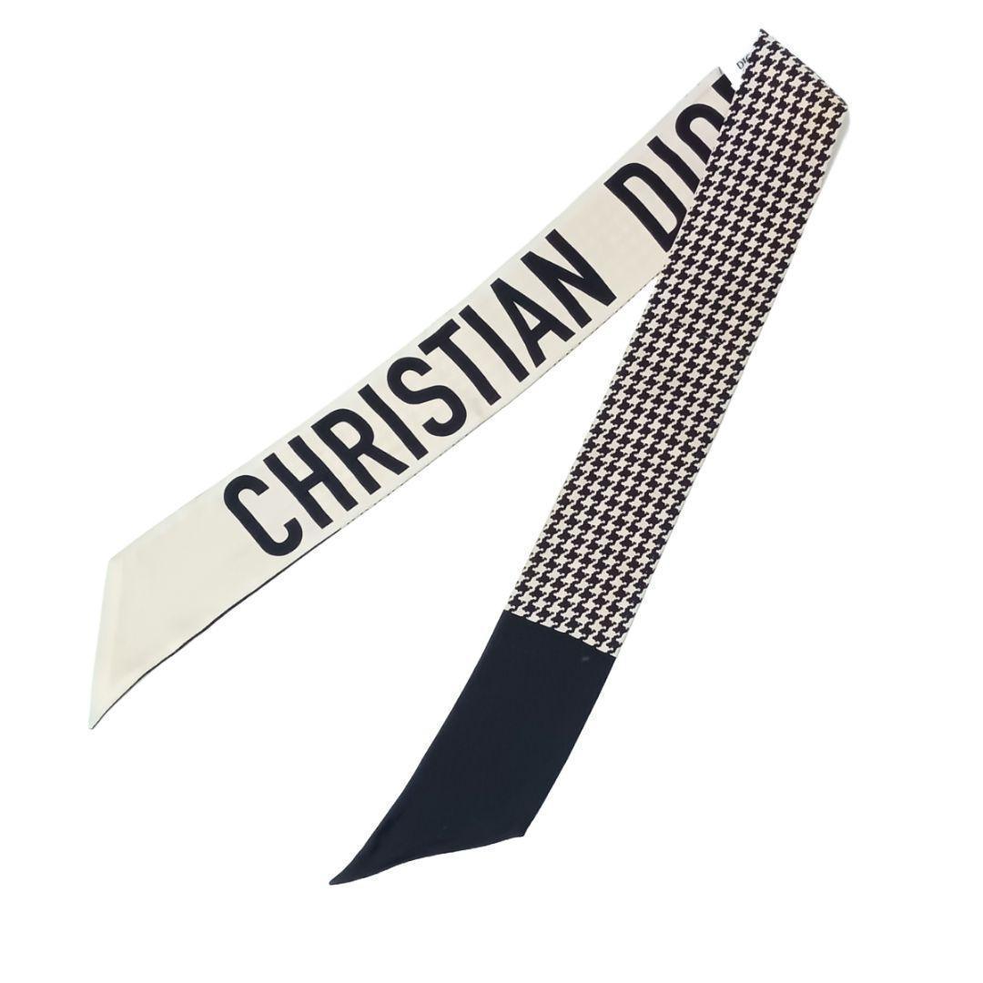 クリスチャンディオール ミッツァ 30 Montaigne スカーフ ブラック