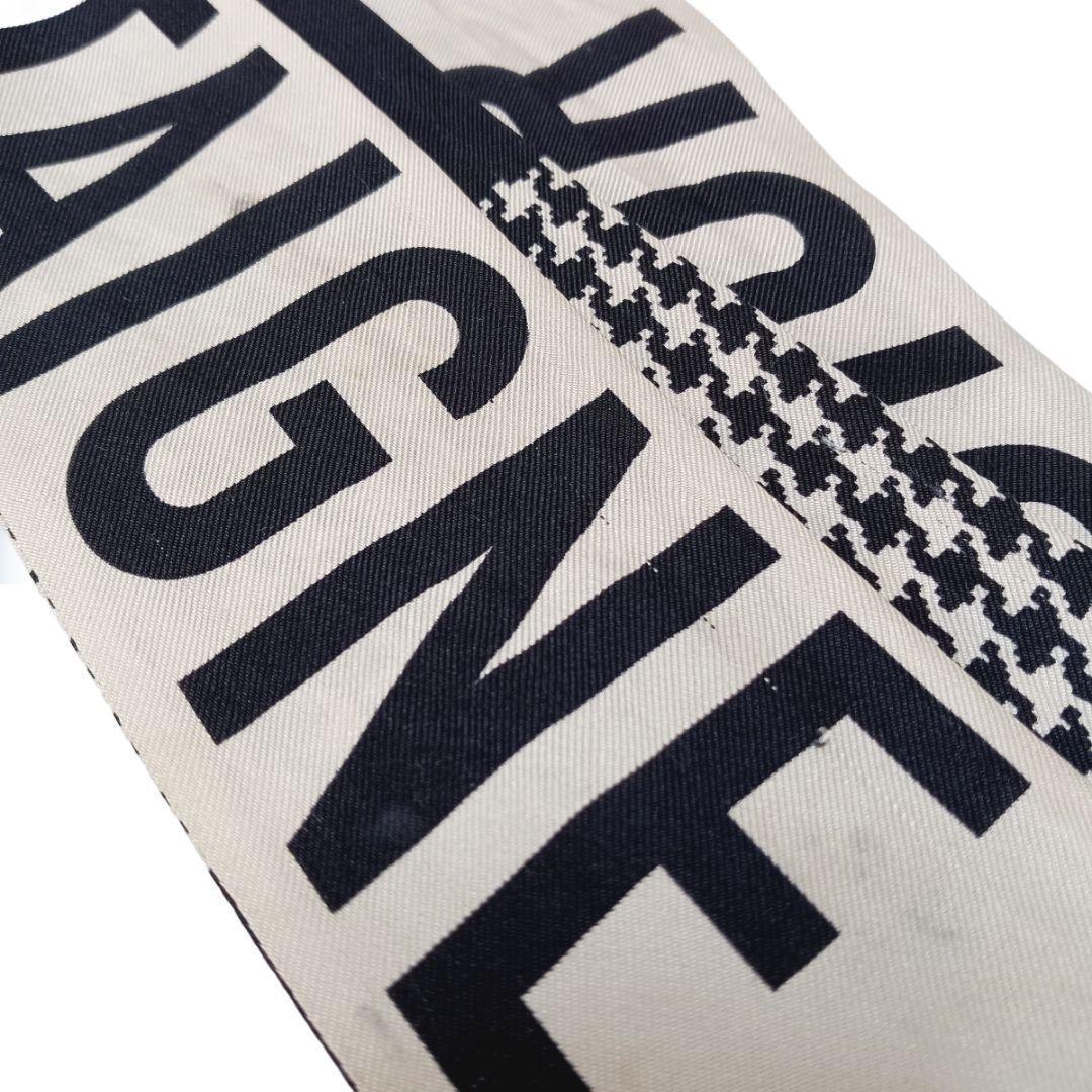 クリスチャンディオール ミッツァ 30 Montaigne スカーフ ブラック