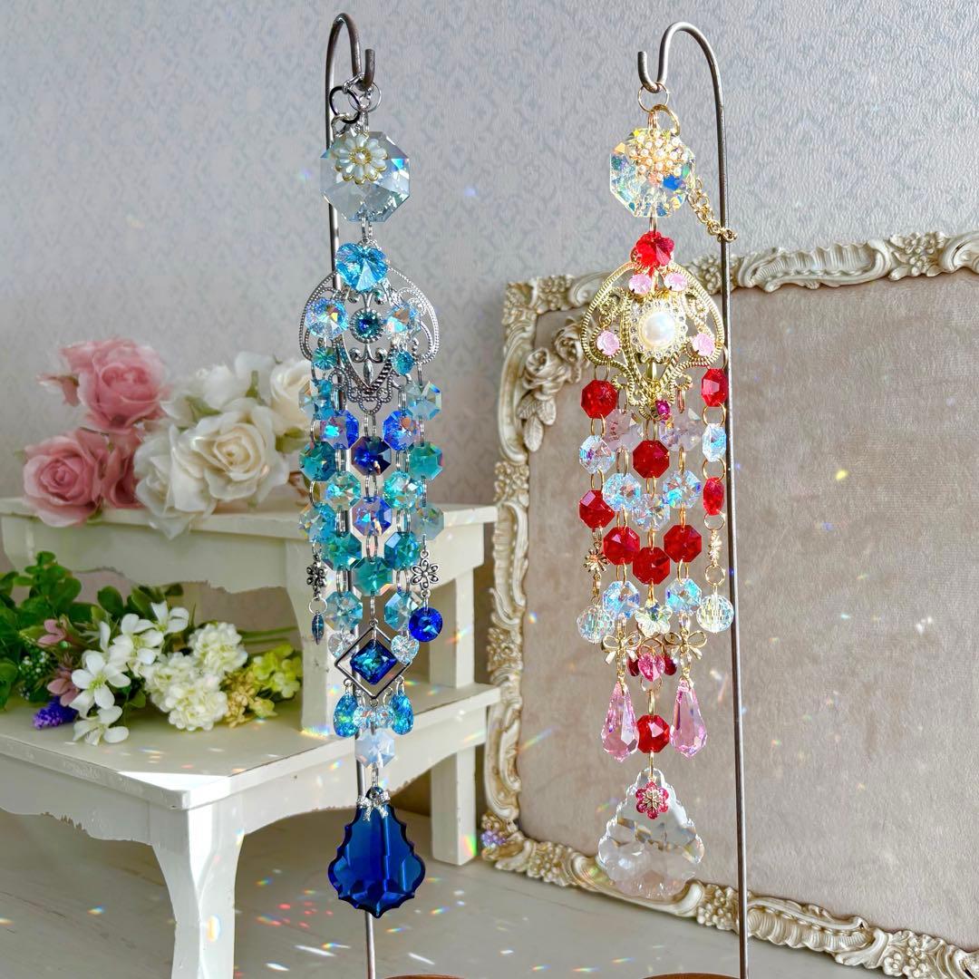 呪術廻戦 五条悟カラー ブルー✩.*˚ SWAROVSKIサンキャッチャー