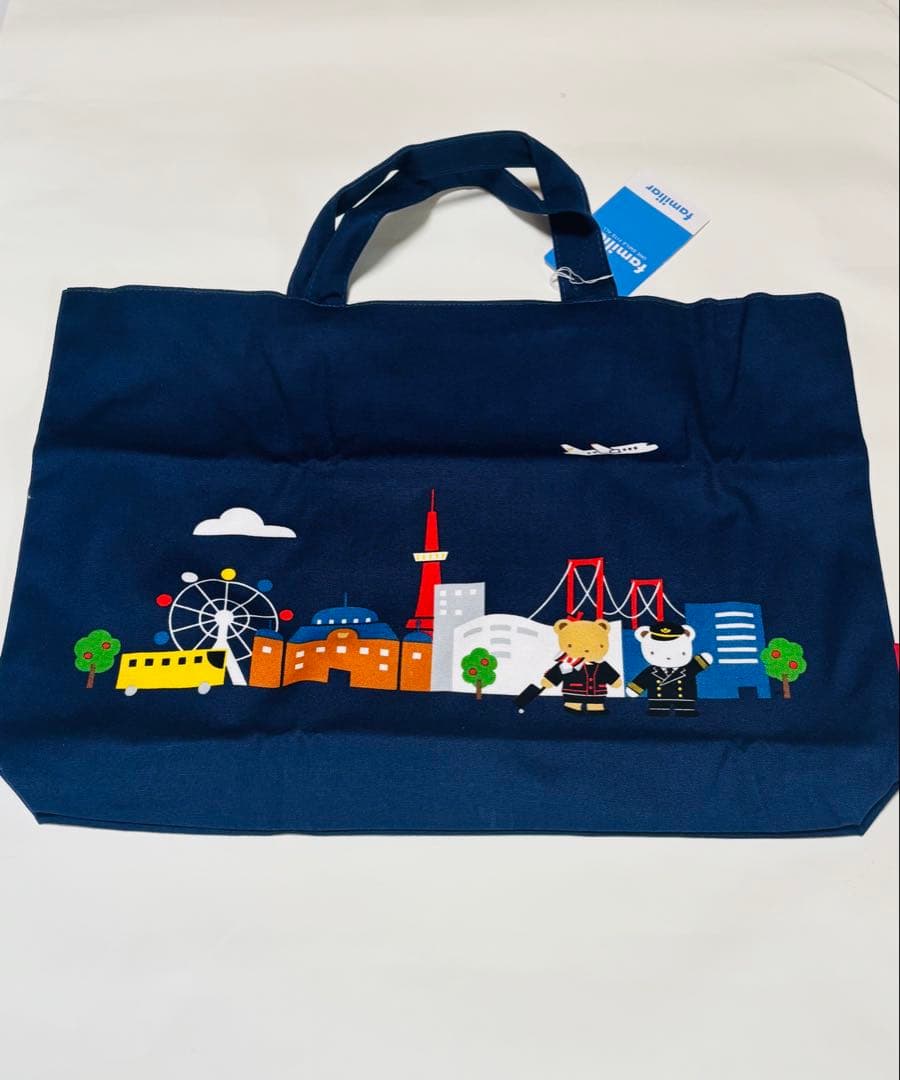 ファミリア トートバッグ JALコラボ 東京デザイン　familiar