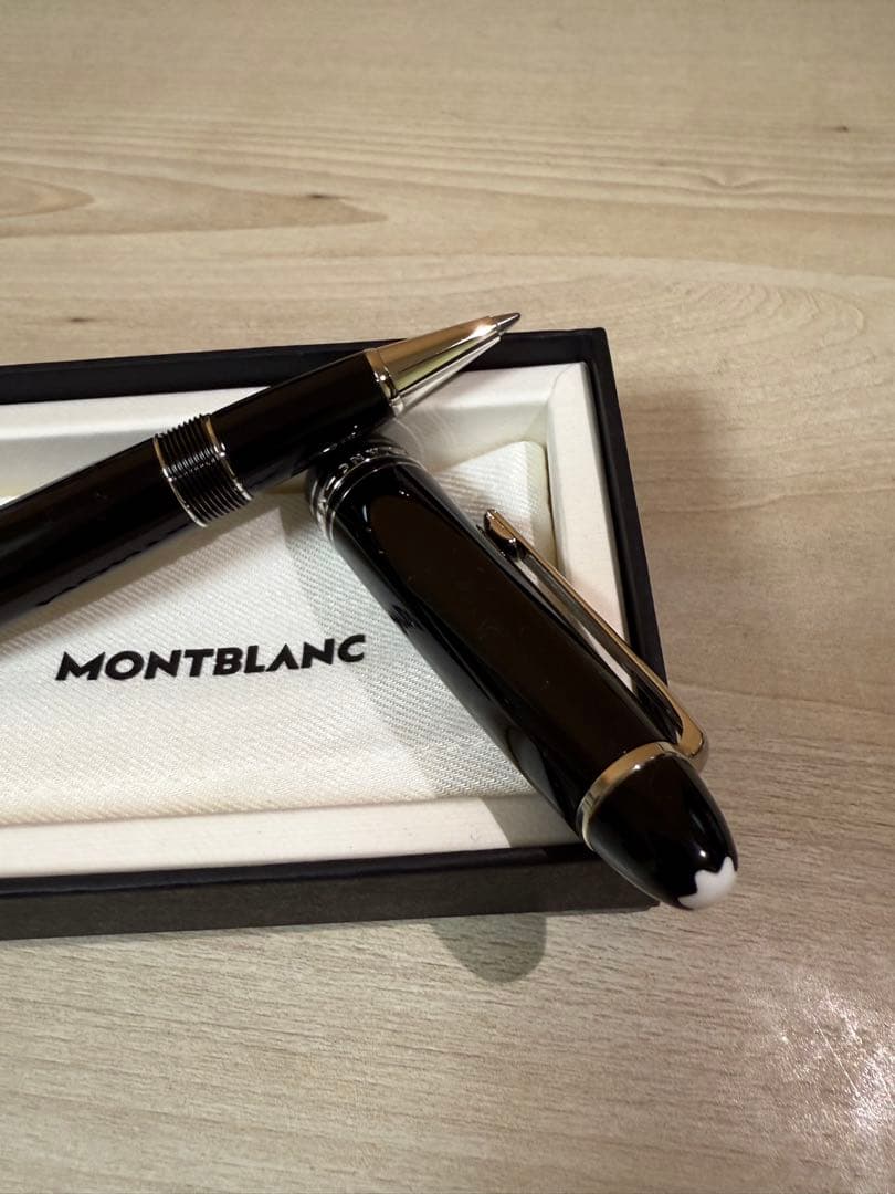 値下げ　未使用　MONTBLANC マイスターシュテュック プラチナコーティング