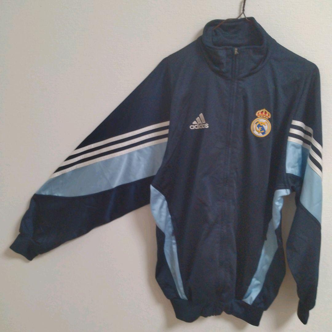 adidas　レアル・マドリードFC　00s　刺繍ロゴ　トラックジャケット　上下