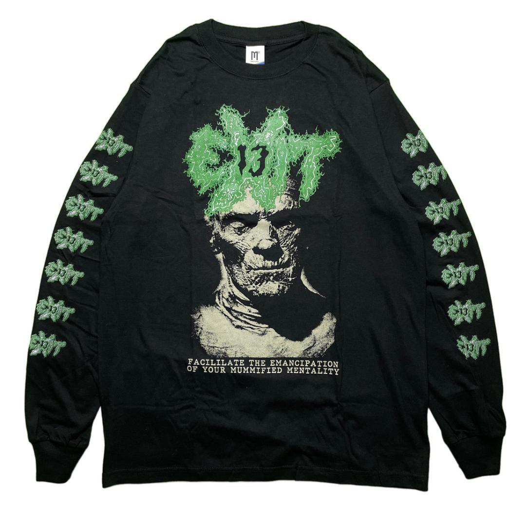 1枚のみ Exit-13 ロンT/長袖Tシャツ ブラック L